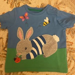 NWT! Baby Boden appliqué tshirt sz 9/12 month